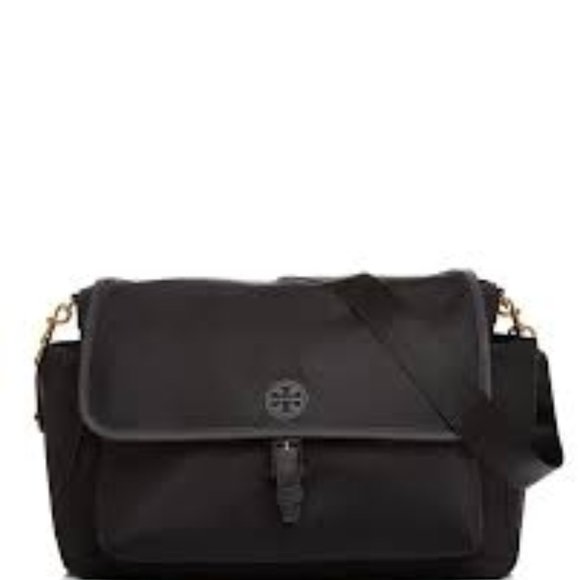 Tory Burch Handbags - Tory Burch Black Nylon Diaper Bag